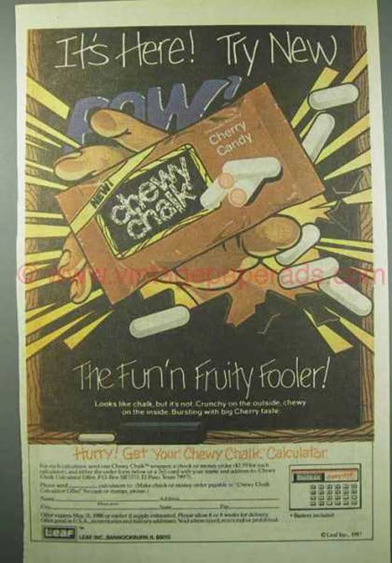 Candy Critic Chalk You Can Eat?